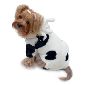 Ultra Plush Moo Cow Hooded Pajamas (Color: XL, size: )