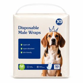 Disposable Male Dog Wraps (Option: M)