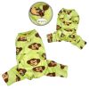 Silly Monkey Front Sleeveless Fleece Pajamas