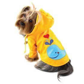Splashing Whale Raincoat with Cotton Lining (Color: XL, size: )