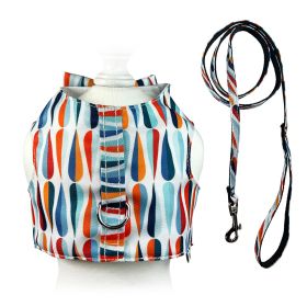 Chic Raindrop Harness Vest with Matching Leash (size: S)