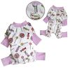 Ultra Soft Plush Minky Sweet Candies Pajamas