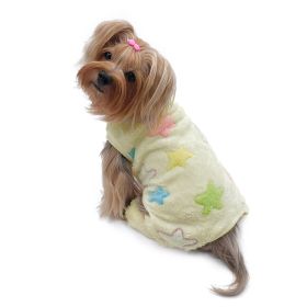 Ultra Plush Colorful Stars Front Sleeveless Pajamas (Color: XS, size: )