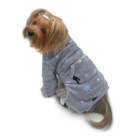 Ultra Thick Plush Penguins Turtleneck Pajamas (Color: S, size: )