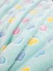 Ultra Plush Colorful Hearts Blanket