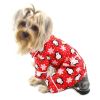 Penguins & Snowflake Flannel PJ with 2 Pockets (Red)
