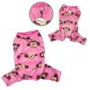 Silly Monkey Front Sleeveless Fleece Pajamas