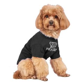 Pet Clothes Round Neck T-shirt (Option: Black-L)